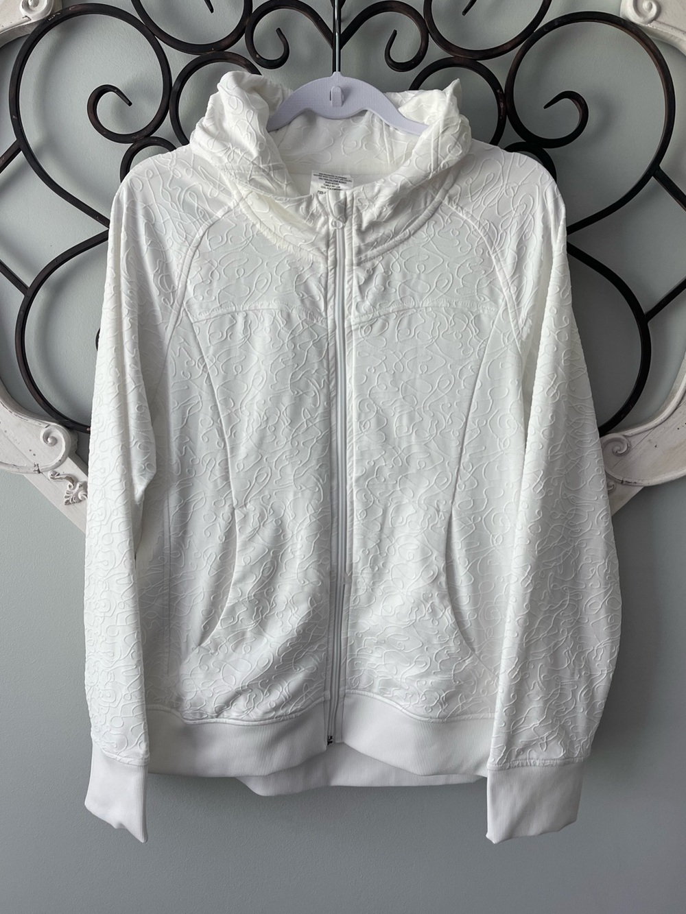 Zyia Active Allegro Jacket - White Full Zip